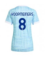 Ženske Nogometnih dresov Juventus Teun Koopmeiners #8 Gostujoči 2025-26 Kratki rokavi Ženske Nogometnih dresov Juventus Teun Koopmeiners #8 Gostujoči 2025-26 Kratki rokavi